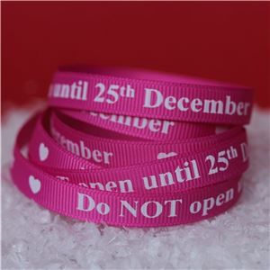 Wash Day Ribbon - Do NOT Open/ Fairy Pink